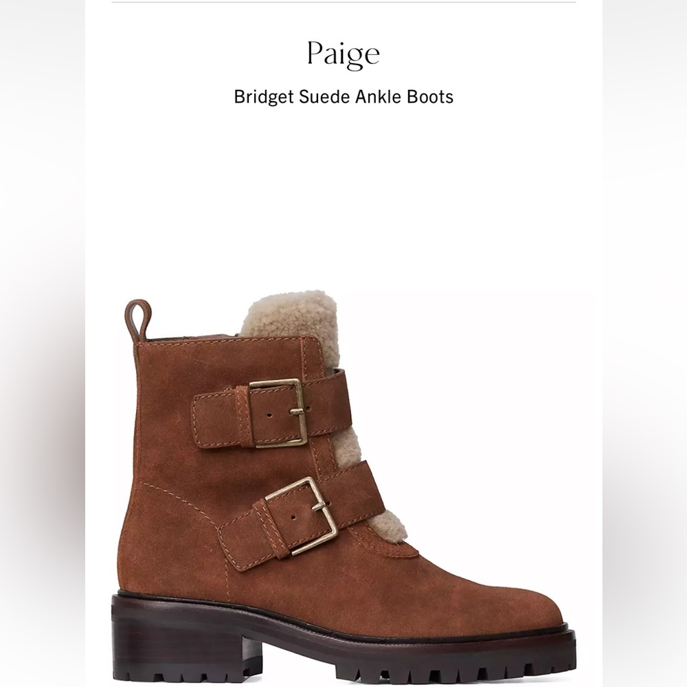 Paige: Bridget Suede Ankle Boots